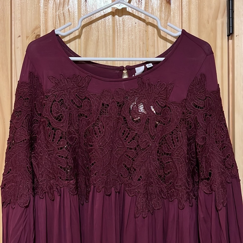 CY Fashion Burgundy dress - Picture 2 of 5